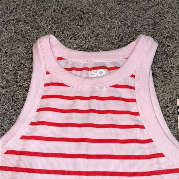 (2) Juniors Ribbed Tank Tops SO (Large) NWT - Picture 8 of 11